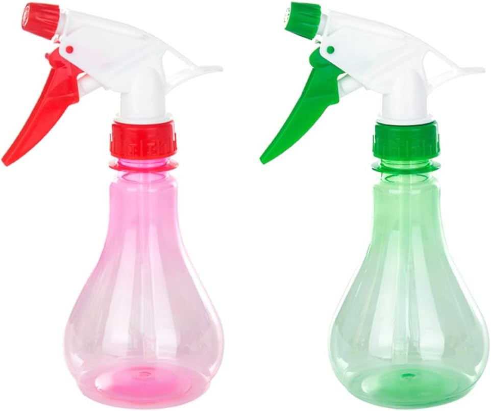 2pcs Hand Pressure Spray Bottles for Plants Lightweight Refillable Watering Tool for Gardening and Home Use Random
