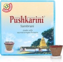Pushkarini Cup Sambrani (Dhoop/Loban/Guggal) for Daily Puja, Havan/Homa, Made with Sacred Temple Flowers - (12 Cups Pack)