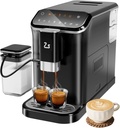 Fully Automatic Espresso Coffee Machine,20 Bar Espresso & Coffee Machine with Milk Frother and Adjustable Espresso Bean Grinder, 1.5L Serve Coffee Maker with Touch Screen for Home Barista