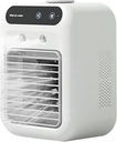 On,Portable Air Conditioners Fan Evaporative Air Cooler Humidifier, USB Personal Mini Cooling Fan-2 Speeds & 2 Cool Mists,500ml Tank, Screen Touch Desk Fans for Room Camping Office