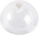 1pc Acrylic Food Cover for Microwave Picnic Cake Carrier Tailgating Outdoor Insulation Lid Random Handle