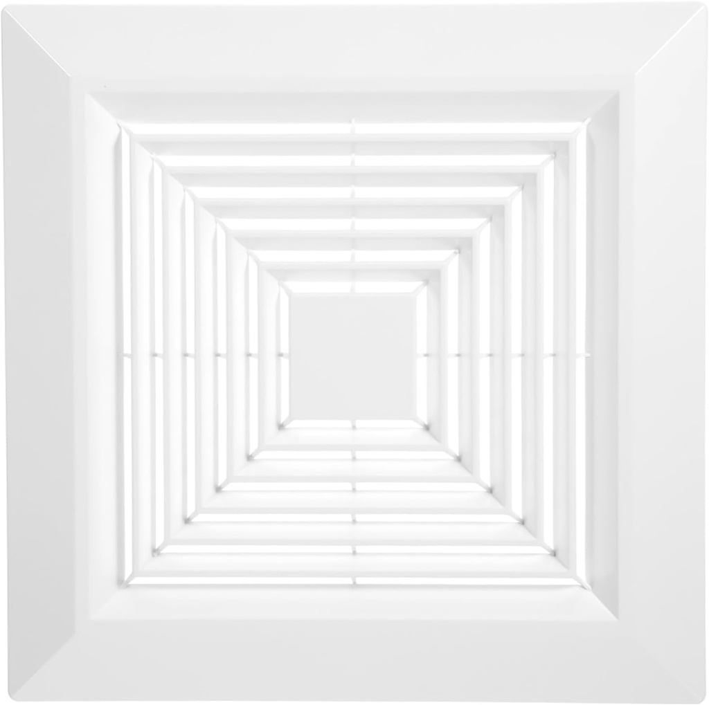Bathroom Exhaust Fan Cover Bathroom Vent Cover Square Ceiling Or Wall Mounted Exhaust Fan With Springs Replacement Parts For Square Ceiling Exhaust Ventilation Fan Air Diffuser Diverter