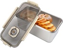 Bread Box for Kitchen Counter Airtight,Bread Boxes for Homemade Bread,Time Recording Bread Storage Container with Lid, Bread Keeper for Toast, Bagel, Donut and Cookies (Stainless Steel-Grey)
