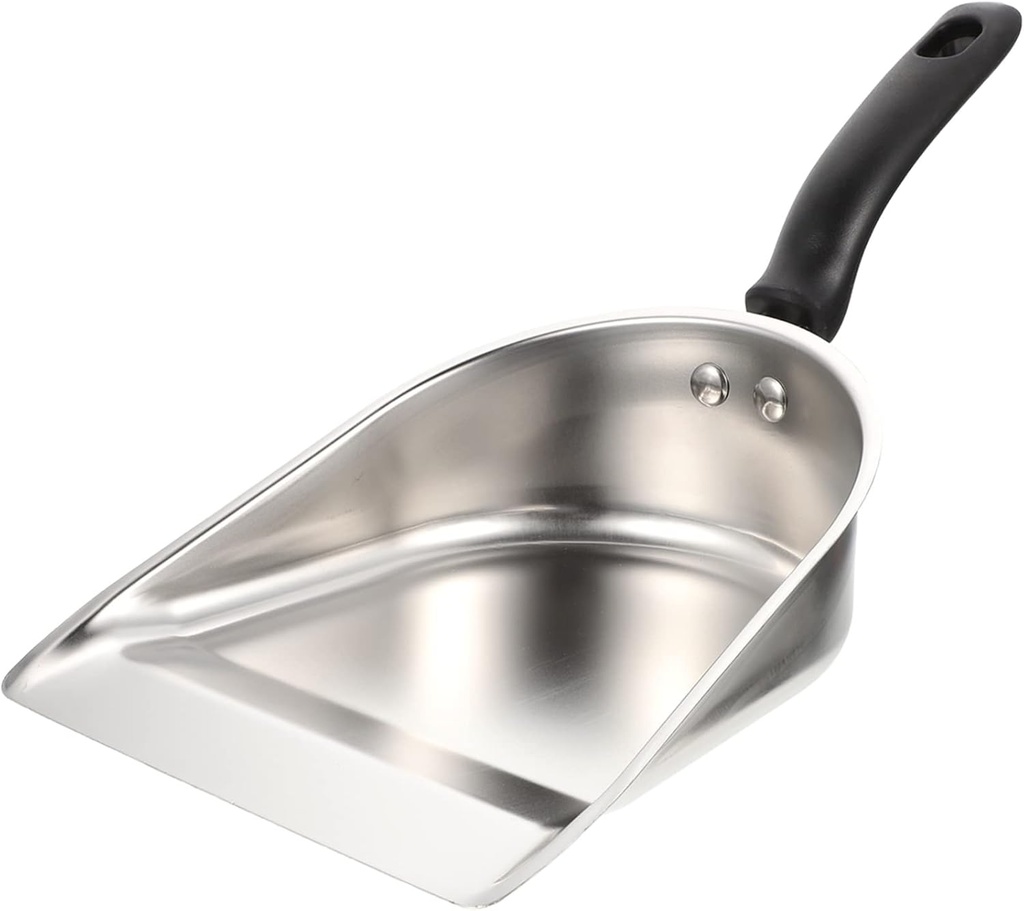 UPKOCH Household Stainless Steel Ice Scoop Heavy Duty Handheld Shovel for Kitchen Use for Ice Flour Nuts and More Ergonomic Design for Comfortable Handling