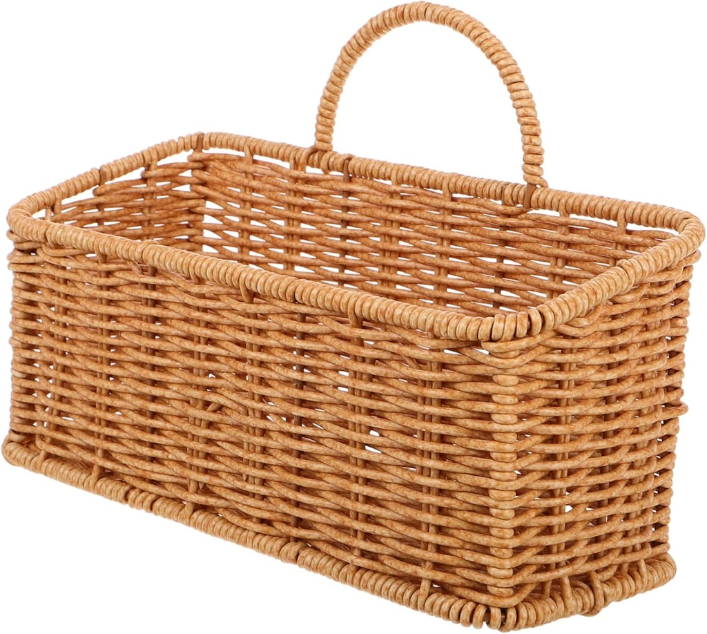 2pcs Woven Basket Wall Decor Rattan Plant Basket for Kitchen Boho Style Hanging Storage for Home Wicker for Storage Wall Mount Fruit