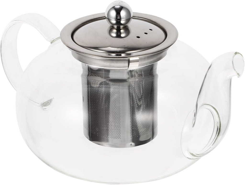 Filter Teapot Iced Tea Maker Tea Loose Leaf Stovetop Coffee Pot Boiling Water Pot Kitchen Water Kettle Tea Leaves Loose Leaf Hot Water Pot Home Accessory Tea Filter Stainless Steel