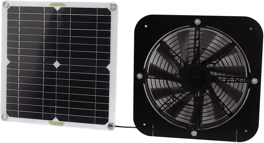 Solar Power Ventilation Fan Kits Monocrystalline Exhaust Fan For Chicken Coops Greenhouses Sheds Pet Houses