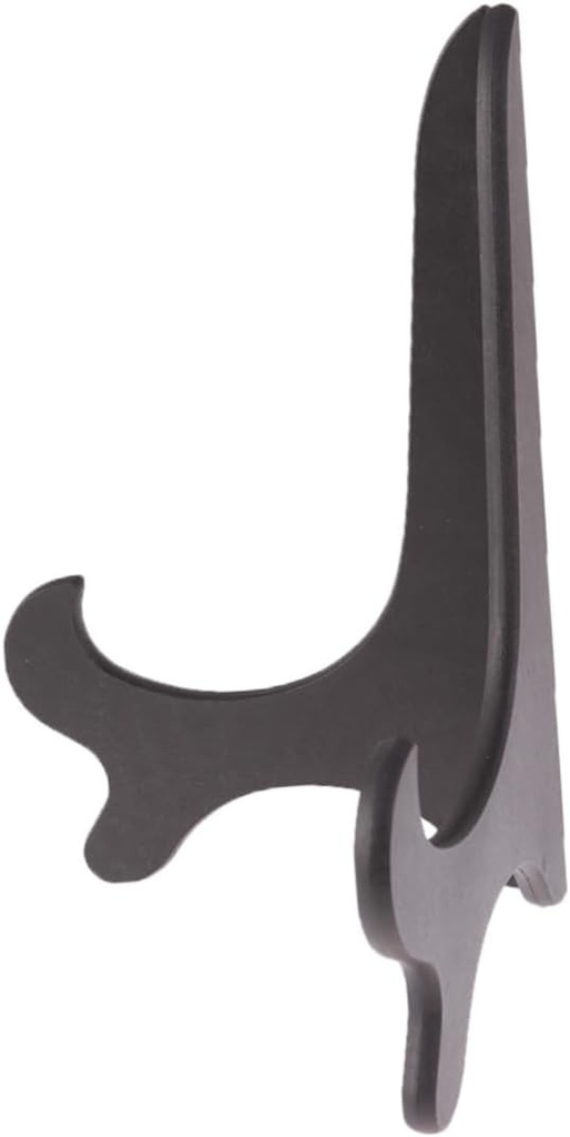 4PCS Black Plastic Dish Rack Vertical Plate and Dish Drying Organizer Space-Saving Kitchen Storage Display Stand for Sink Side and Buffet Use Height Non-Slip Design