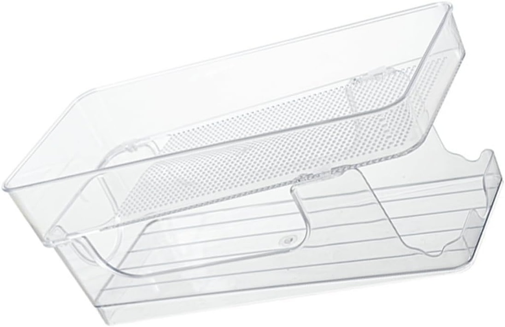 MERRYHAPY Can Holder for Fridge Double Storage Box Can Organizer for Pantry Fridge Organization