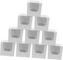 Vaguelly 20pcs Window Cupcake Boxes Bakery Boxes for Cakes Desserts for Weddings Birthdays and Celebrations Packaging and Treats
