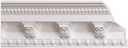 À LA MAISON CEILINGS GK19 Corbels Styrofoam Crown Molding 6.5 ft. L x 5 in W (Covers / 32.5 ln. ft.), Plain White, Pack of 5