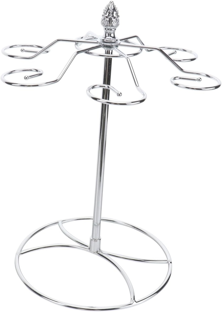 Creative Goblet Drainer Stand Plated Wine Glass Holder Efficient Drain Cup Rack for Kitchen Bar Counter Use Space-saving Storage Easy Installation for Home Office