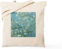 CafePress Van Gogh Almond Blossom Tote Bag Reusable Natural Beige Canvas Shopping Bag