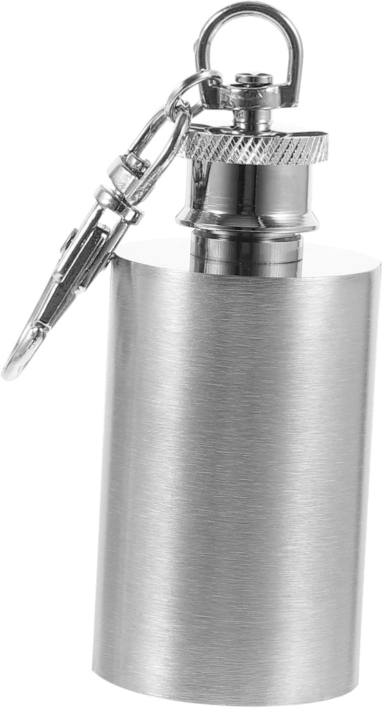 Stainless Steel Flask Keychain 1oz Flask Flask for Women Flask for Men Outdoor Flask