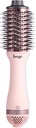 L'ANGE HAIR Le Volume 2-in-1 Titanium Blow Dryer Brush | Hot Air Brush for Hair Drying & Styling | Ionic Oval Barrel for Smooth, Frizz-Free Volume | (Blush – 60mm)