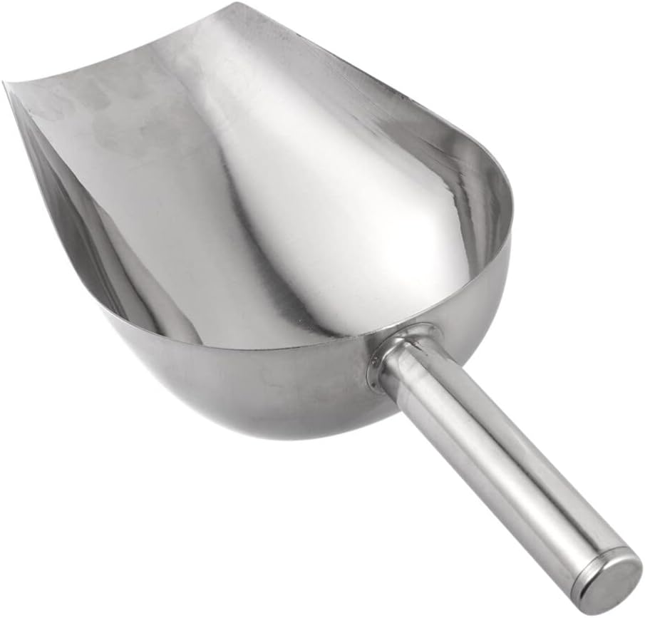 Veemoon Rice Scoop Shovel Ice Scoop Ice Cube Shovel Stainless Steel for Buffets Restaurants