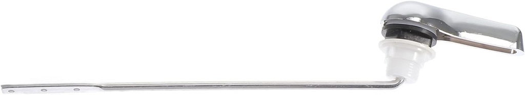 Silver Retro Push Toilet Flush Handle Toilet Tank Lever for Bathroom Compatible Sturdy Home Accessory Easy to Install