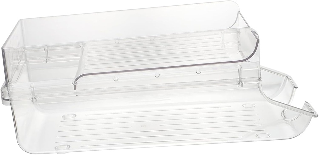 Double Refrigerator Can Organizer Beverage Can Dispenser Stand for Fridge