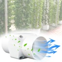 2" Inline Duct Fan Ventilation Fan Pet House Exhaust Fan Air Circulation Diffuser Booster Fan for Greenhouse Grow Tent HVAC Bathroom Basement Attic (Color : Adjustable Speed, Size : 2inch)