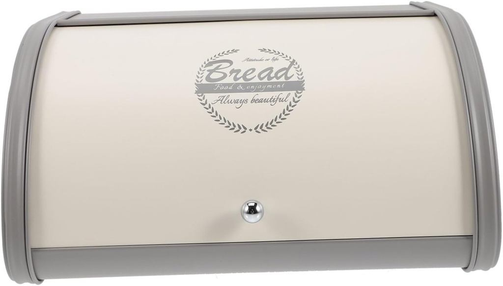 STOBAZA Corner Bread Storage Bin Capacity Bread Holder for Kitchen Countertop Stylish Bread Box Organizer Design Smooth Edges for Baked Goods Snacks