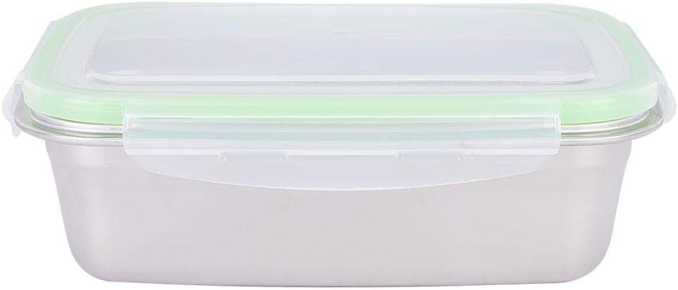 TOPINCN 850ml Portable Stainless Steel Lunch Boxes Outdoor Picnic Office Sealing Food Storage Box Container For Adults Pre Women Men