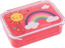 Stephen Joseph Rainbow Meal Holder, 7.125 in x 5.25 in x 2 in, Plastic, BPA Free, Dishwasher and Microwave Safe