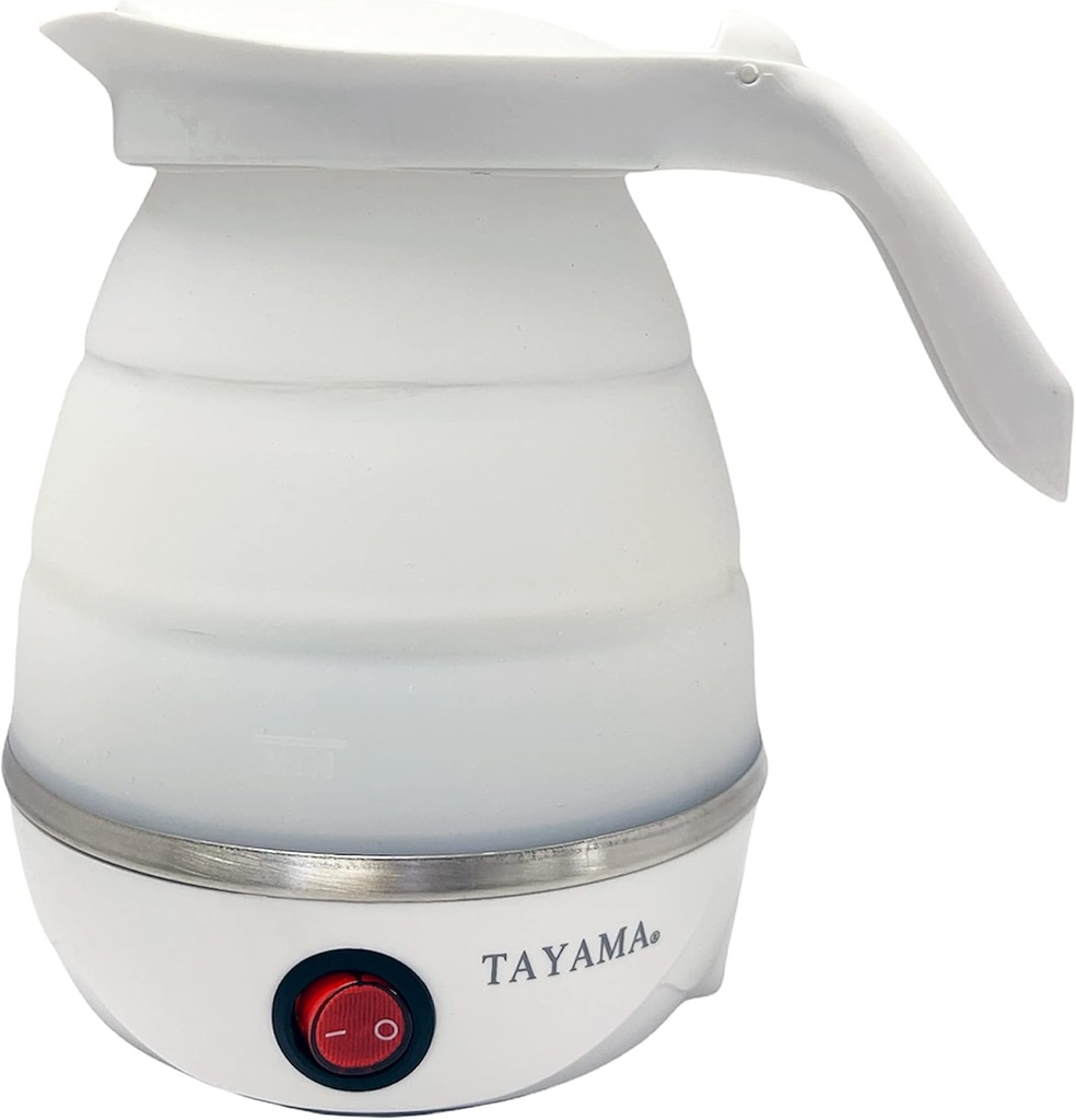 Tayama Collapsible Silicone Electric Kettle with Dual Voltage 110V/220V