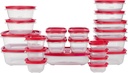 Rubbermaid EasyStore Containers, 44-Piece Set, Food Storage Containers, Food Storage Containers with Lids
