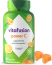 Vitafusion Power C Vitamin C Gummies for Immune Support, Orange Flavored, 282 mg Vitamin C, America’s Number 1 Gummy Vitamin Brand, 50 Day Supply, 150 Count
