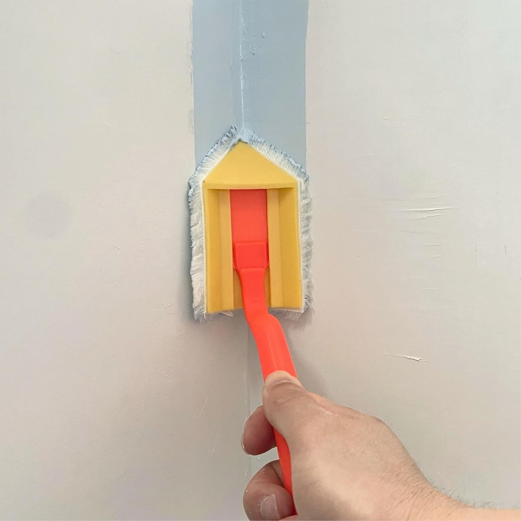 Corner Paint Roller for Drywall Mud and Paint Application,Tiny Corner Painting Tool Mini Corner Edger Roller Brush(D300B)
