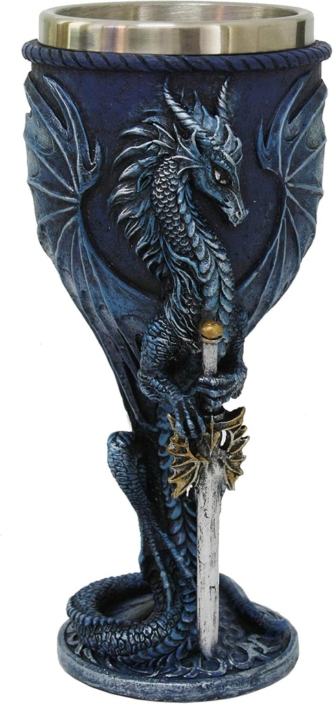 Sea Blade Dragon Goblet with Stainless Steel Inert