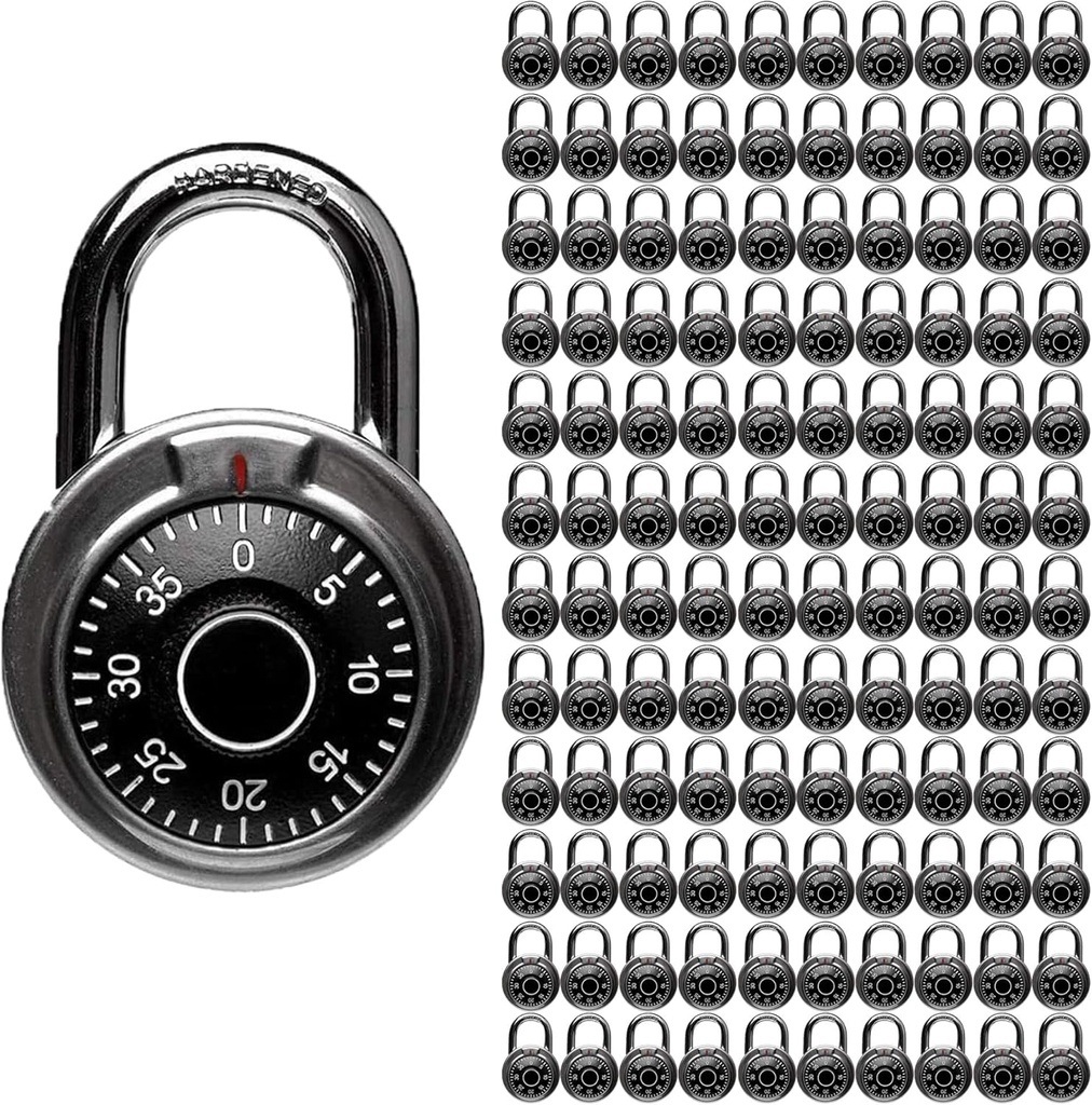 Hardened 50mm Laminated Combination Padlocks Wholesale Bulk LOT (120)