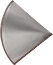 Angoily Stainless Steel Reusable Coffee Filter Mesh for Cups Paper Espresso Strainer Screen High Temperature Resistant Pot Strainer Tool for Robust Flavor Extraction