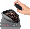 Coffee Bean Dosing Cup and Spray Bottle Kit For Espresso,Coffee Bar Accessories,Ceramic Single Dosing Tray For Coffee or Tea .Portable Spray For Reducing Coffee Power Static (Frosted Black)