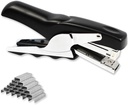 Stapler with 1000 Staples-Plier Stapler Save 60% Power,Good for Stapling at Home School or Warehouse (Black Plier Stapler)