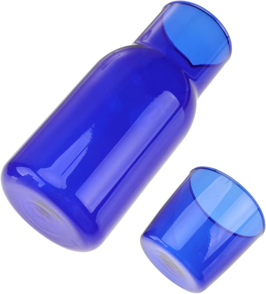 Alipis Colorful Glass Cup Set Kettle and Water Bottle 1L Capacity Suitable for Home and Office Includes 2 Drinking Tools