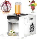 Mini Ice Cream Maker, Snowflake Ice Machine for Juice Milk Chocolate, Commercial Shaved Ice Machine Slushie Machine for Bars and Parties White