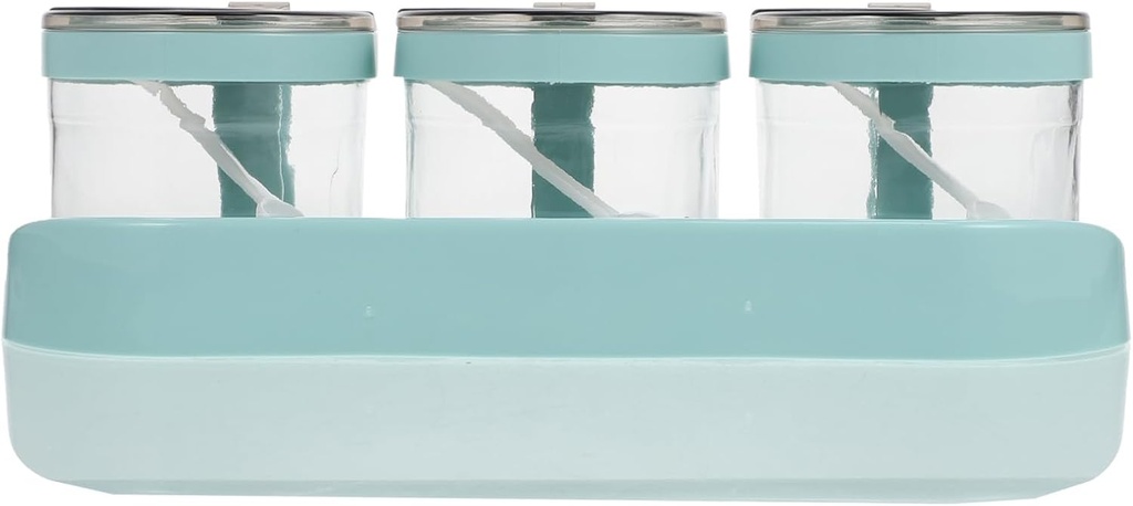 Condiment Glass Seasoning Jar Home Kitchenware Salt Pepper Dispenser Oil Resistant Easy Cleaning