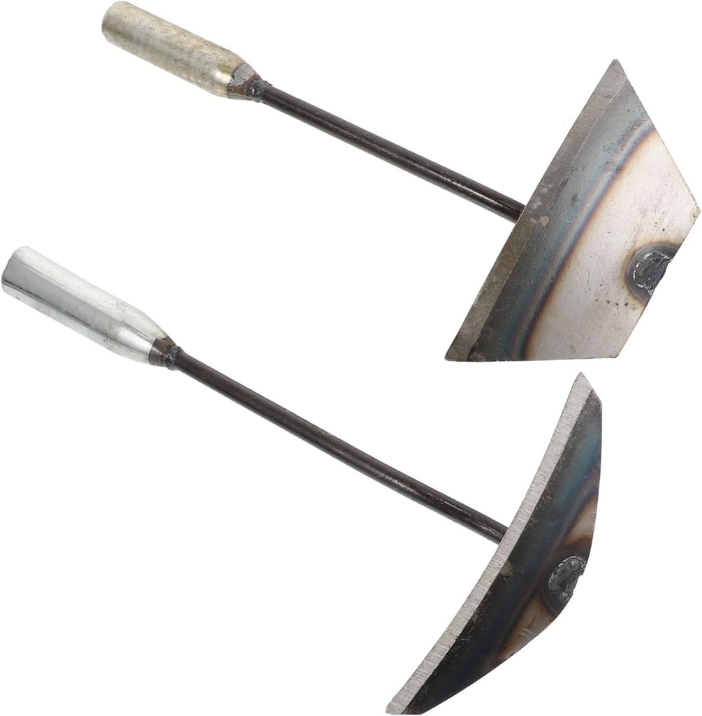 2pcs Hand Hoes Weeding Hoe for Garden Trowel Garden Tool Trench Shovel Gardening Hand Tools Lightweight Ergonomic Handle