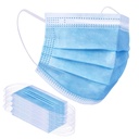 Borje Blue Disposable Face Mask 100 Pcs Blue Face Masks 3 Ply Protection Masks