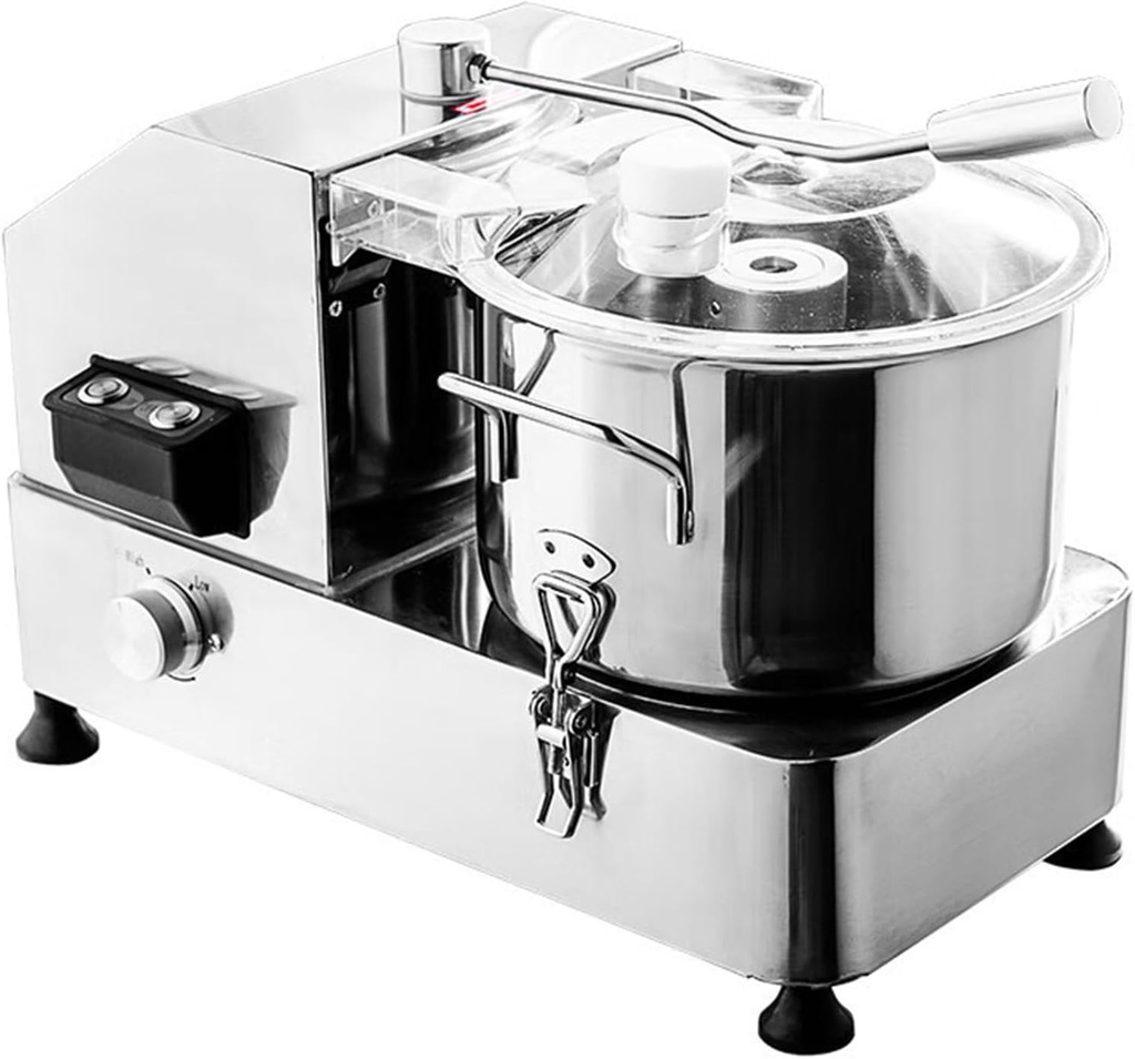 Commercial Food Processor Heavy Duty Electric Vegetable Chopper,Automatic Food Processor with Adjustable Speed, Stainless Steel Vegetable Grater for Kitchens,9L