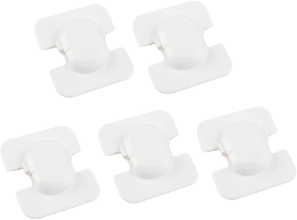 5pcs Childproof Door Lever Locks Safety Door Locks for Boys and Girls No Tools Needed