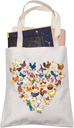 Chickens Owner Shopping Bag Funny Farm Animal Party Gift for Chickens Eggs Lover Eater Travel Tote Bag