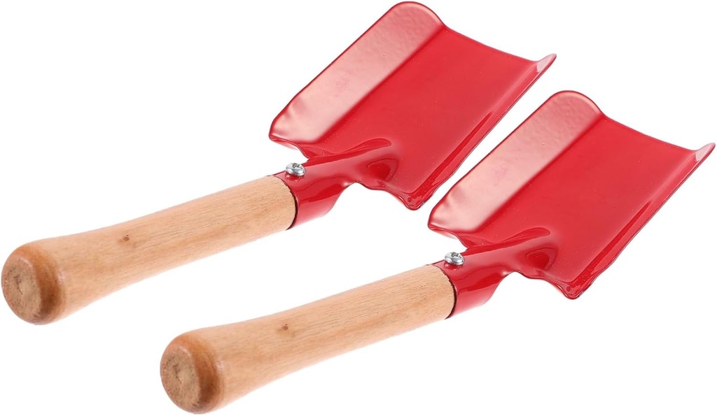 POPETPOP 2pcs Garden Trowel Iron Shovel for Planting and Weeding Durable Small Hand Tools for Flower and Vegetable Gardening for Indoor and Outdoor Use