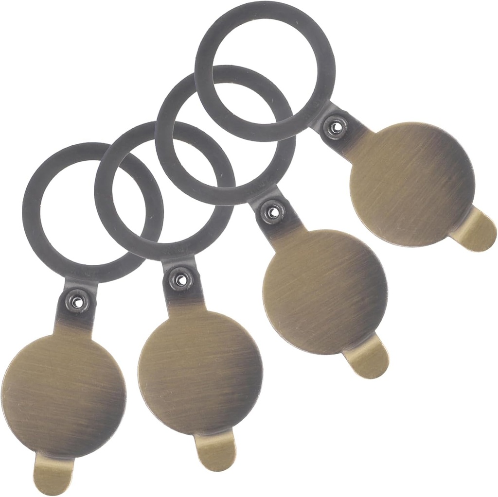 STOBOK 4pcs Door Peephole Privacy Cover for Apartment Door Viewer Lid Security Protector Easy to Install