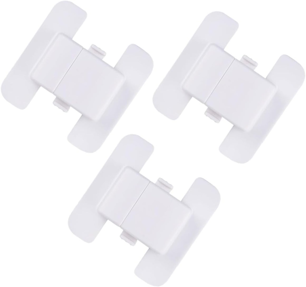 BESTonZON Home Safety Lock Kit 3 Boys and Girls Safety Locks for Cabinets Adhesive Door Lever Locks Prevents Babyproofing Accidents