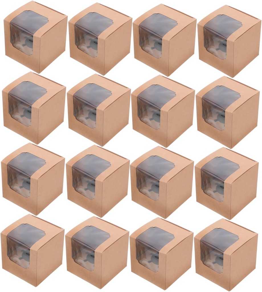 20pcs Mini Dessert Boxes Cake Boxes Cupcake Packaging Ideal for Events and Occasions