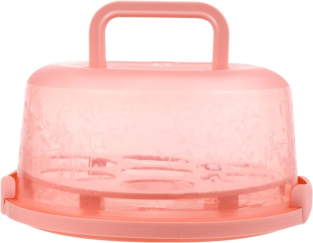 DOITOOL Fine Crafted Birthday Cake Box Large Cake Storage Portable Plastic Carrier Outdoor Banquet Box