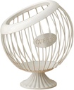 Fruit Rack Iron Fruit Basket, Coffee Capsule Storage, Coffee Pod Holder, Snacks, Dried Fruit, Fruit Storage, Slant Basket, Decor, Serving Baskets, Bar Accessories, Fruit Basket (Colour: White)