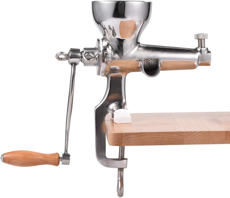 Wheatgrass Juicer - Stainless Steel Wheatgrass & Leafy Green Manual Juicer, Easy to Clean Cold Press Juicer for Desk